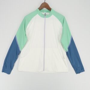 FootJoy Full Zip Golf‎ Jacket Womens Large Stretch Windbreaker Lightweight